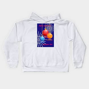 Three Christmas balls Kids Hoodie